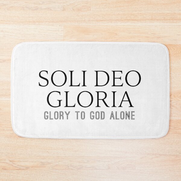 Item preview, Soli Deo Gloria Classical Latin Reformed Christian Art designed and sold by Art&Fun.