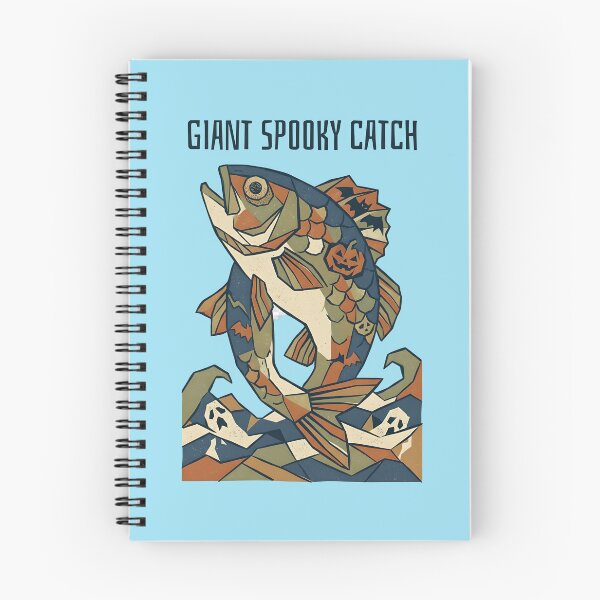 Item preview, Giant spooky catch - Halloween meets art - Spooky season for fish & cubism lovers designed and sold by ParadoxParadox.