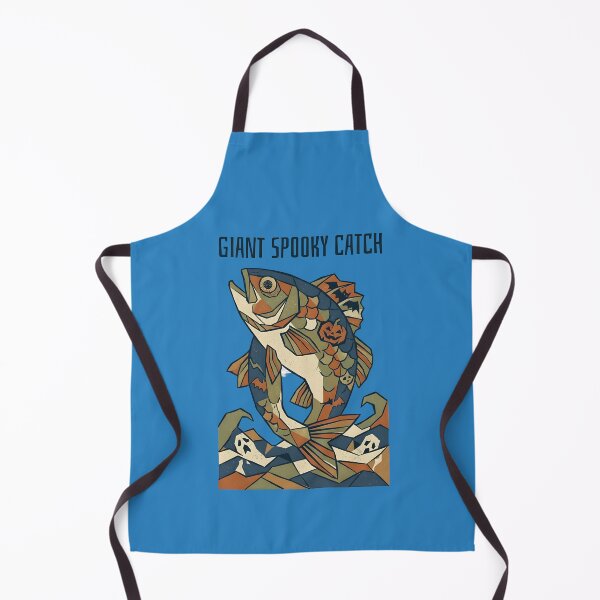 Item preview, Giant spooky catch - Halloween meets art - Spooky season for fish & cubism lovers designed and sold by ParadoxParadox.