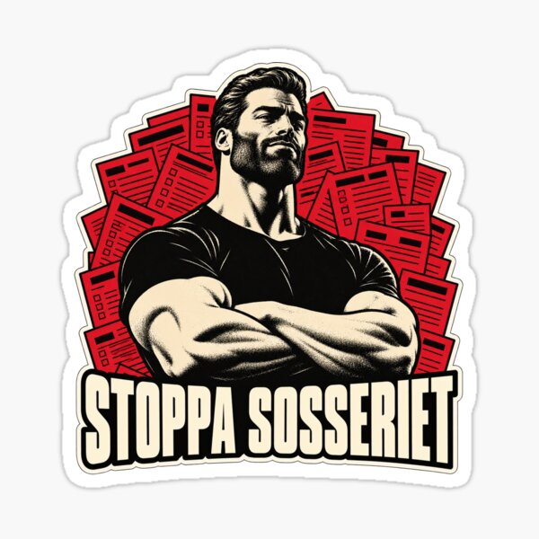Item preview, Stoppa sosseriet – Gigachad designed and sold by Gör Sverige Lagom Igen.