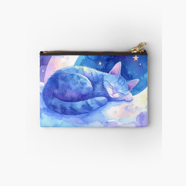 Item preview, Sleeping Cat on Crescent Moon designed and sold by BetweenForms.