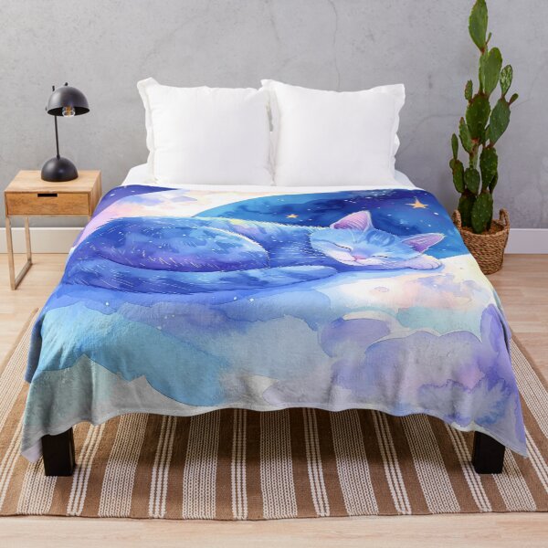 Item preview, Sleeping Cat on Crescent Moon designed and sold by BetweenForms.