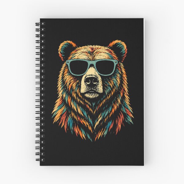 Item preview, Retro Cool Bear Wearing Vintage Sunglasses designed and sold by Moizento.