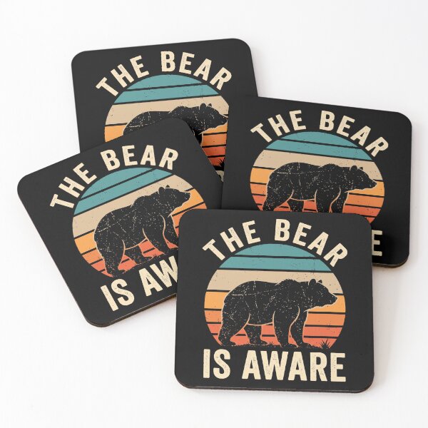 Item preview, The Bear Is Aware Wildlife Nature Outdoors Animal Lover designed and sold by theandroidvivz.