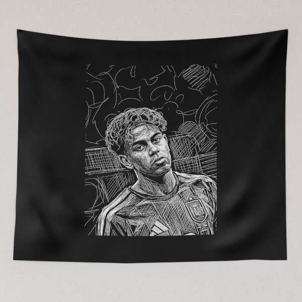 Item preview, Lamine Yamal Scribel Art designed and sold by stoppedonlin.