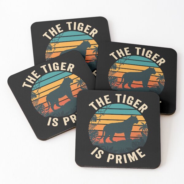Item preview, The Tiger Is Prime Wildlife Animal Lover Big Cat designed and sold by theandroidvivz.