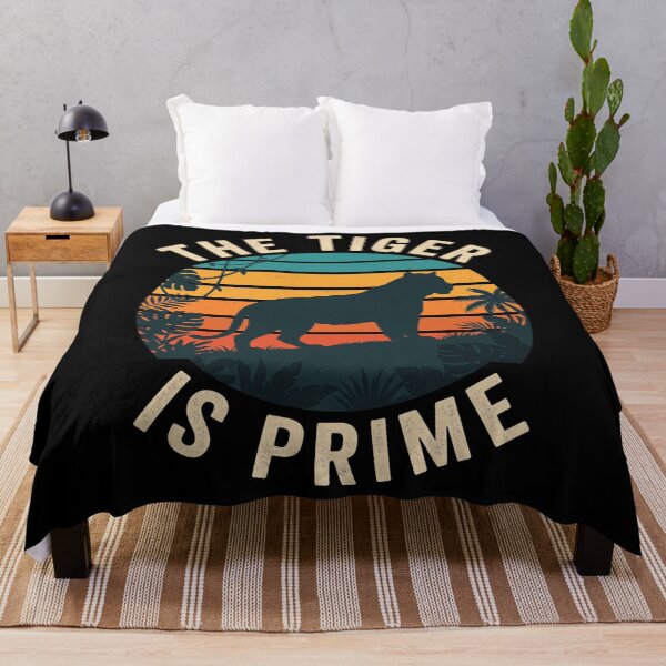 Item preview, The Tiger Is Prime Wildlife Animal Lover Big Cat designed and sold by theandroidvivz.