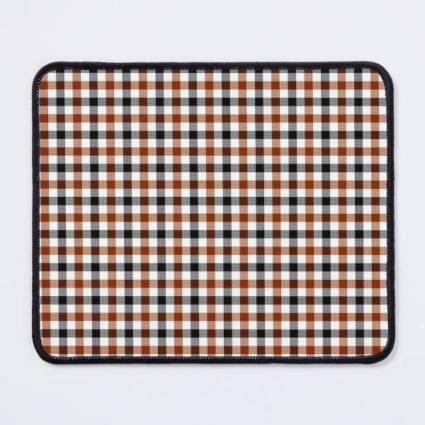 Item preview, Brown Black and White Gingham Check Design designed and sold by PatternTitan.