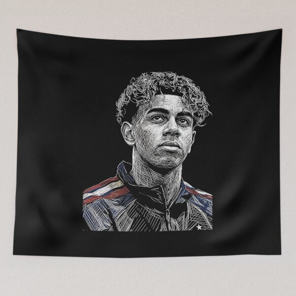 Item preview, Lamine Yamal Scribel Art designed and sold by stoppedonlin.