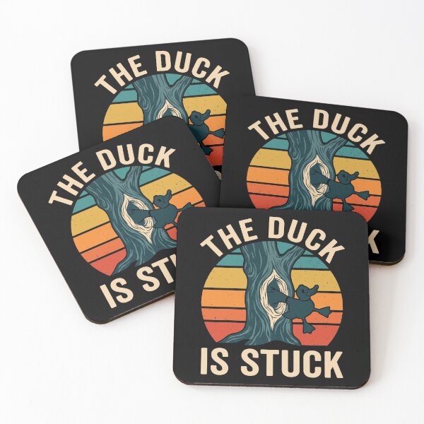 Item preview, The Duck Is Stuck Funny Duck Lover Animal Owner Wildlife Nature designed and sold by theandroidvivz.