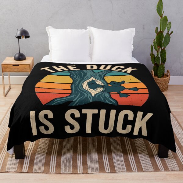 Item preview, The Duck Is Stuck Funny Duck Lover Animal Owner Wildlife Nature designed and sold by theandroidvivz.