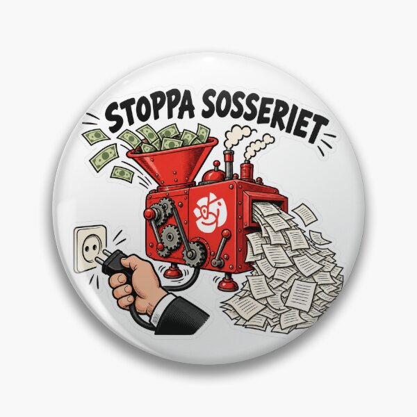 Item preview, Stoppa sosseriet – Byråkratimaskinen designed and sold by Gör Sverige Lagom Igen.