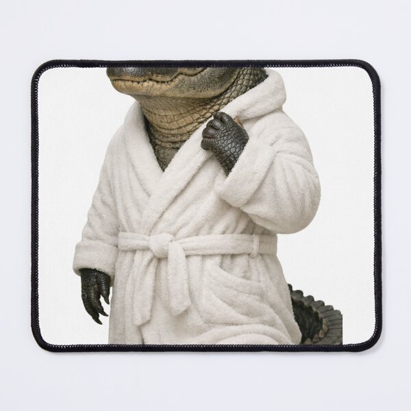 Item preview, American Alligator Fluffy Bathrobe designed and sold by Sillytoe.