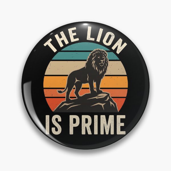 Item preview, The Lion Is Prime Wildlife Animal Power Strength designed and sold by theandroidvivz.