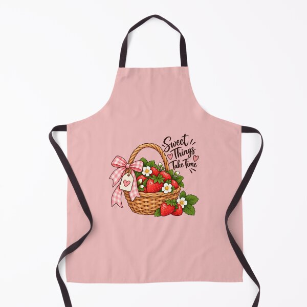 Item preview, Bonita pegatina de cesta de fresas | Las cosas dulces llevan su tiempo | Estilo Cottagecore Floral designed and sold by StickyDelights.