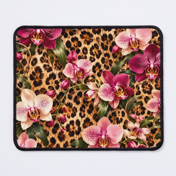 Item preview, Leopard Orchid Luxury Pattern designed and sold by AnjaSarahArt.