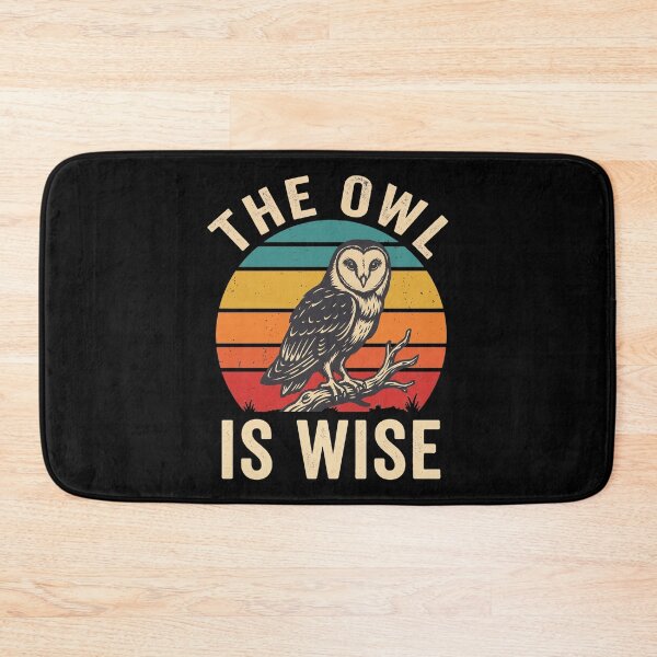 Item preview, The Owl Is Wise Wisdom Bird Nature Lover Gift designed and sold by theandroidvivz.