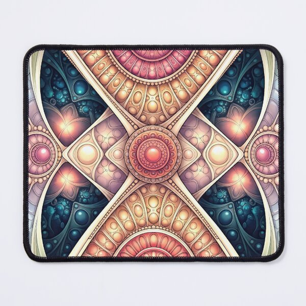 Item preview, Mystic Pastel Biomorphic Mandala designed and sold by Frackxion.