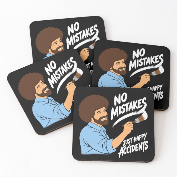 Item preview, Bob Ross No Mistakes Just Happy Accidents designed and sold by karamram.