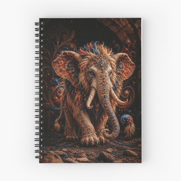 Item preview, Ornate Fantasy Elephant Creature with Jewels and Textured Details designed and sold by KingsArtworx 2.
