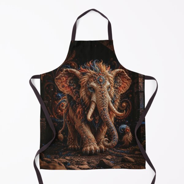 Item preview, Ornate Fantasy Elephant Creature with Jewels and Textured Details designed and sold by KingsArtworx 2.