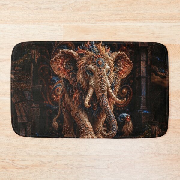 Item preview, Ornate Fantasy Elephant Creature with Jewels and Textured Details designed and sold by KingsArtworx 2.