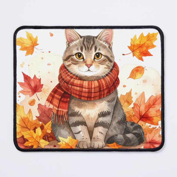 Item preview, Cozy Autumn Tabby Cat  designed and sold by BetweenForms.