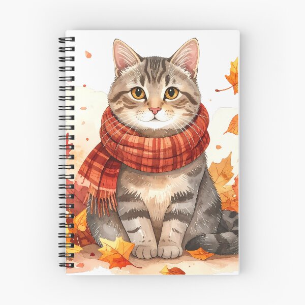 Item preview, Cozy Autumn Tabby Cat  designed and sold by BetweenForms.