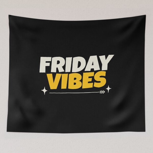 Item preview, Friday Vibes Weekend Mode Casual Friday designed and sold by Say It With Ink.