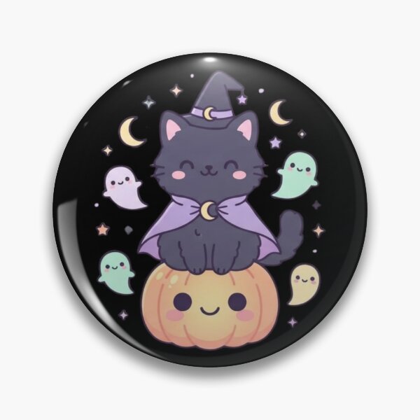 Item preview, Cute little black wizard kitten designed and sold by BiaSMartins.