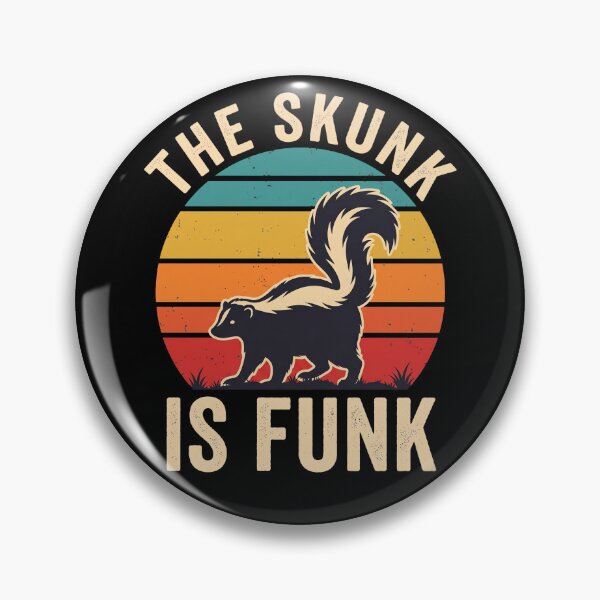Item preview, The Skunk Is Funk Skunk Animal Lover Wildlife Humor designed and sold by theandroidvivz.