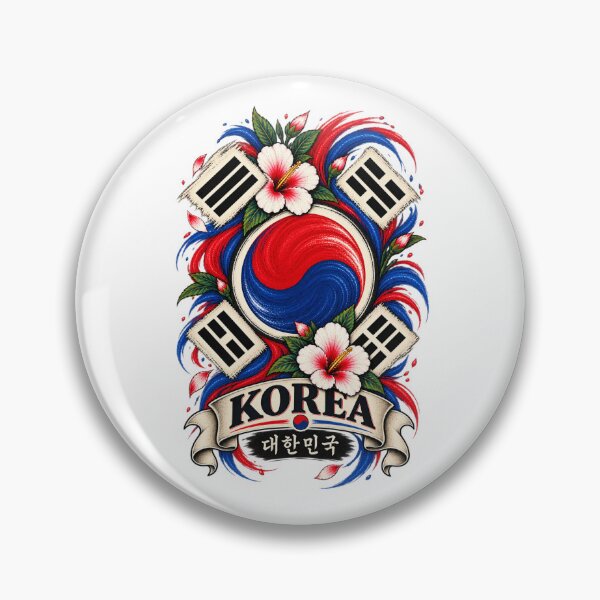 Item preview, South Korea Taegeukgi Heritage Art designed and sold by Larkfound Studio.