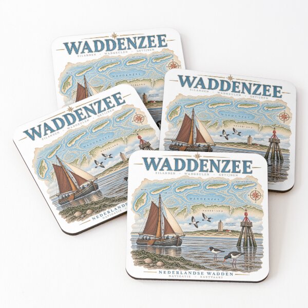 Item preview, Wadden Sea Islands & Navigation Heritage Art designed and sold by Larkfound Studio.