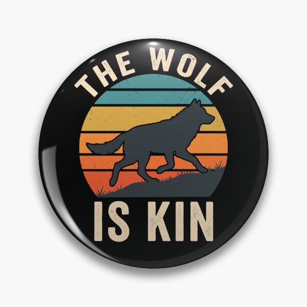Item preview, The Wolf Is Kin Wolf Lover Wildlife Nature Enthusiast designed and sold by theandroidvivz.