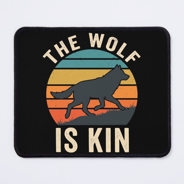 Item preview, The Wolf Is Kin Wolf Lover Wildlife Nature Enthusiast designed and sold by theandroidvivz.