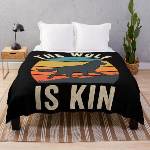 Item preview, The Wolf Is Kin Wolf Lover Wildlife Nature Enthusiast designed and sold by theandroidvivz.