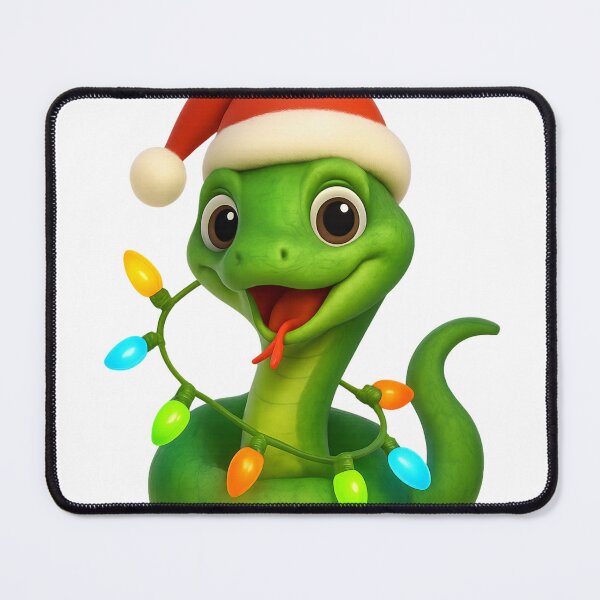 Item preview, Rough Earth Snake Christmas Glow designed and sold by Sillytoe.