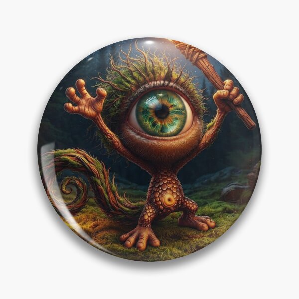 Item preview, One eyed creature camping designed and sold by KingsArtworx 2.