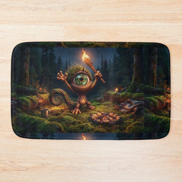 Item preview, One eyed creature camping designed and sold by KingsArtworx 2.