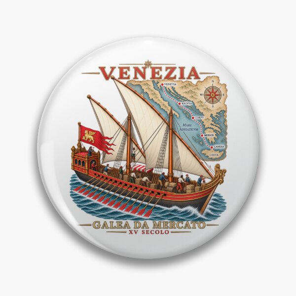 Item preview, Venice Merchant Galley Heritage Art designed and sold by Larkfound Studio.