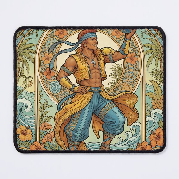 Item preview, Wakka in the Style of Alphonse Mucha designed and sold by Solace Sparkles.
