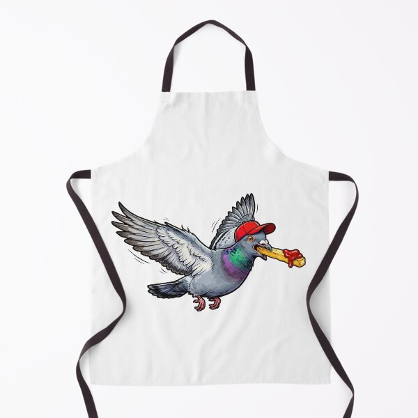 Item preview, Funny Pigeon Stealing French Fry City Bird Meme designed and sold by jeshands.