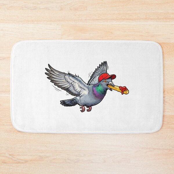 Item preview, Funny Pigeon Stealing French Fry City Bird Meme designed and sold by jeshands.