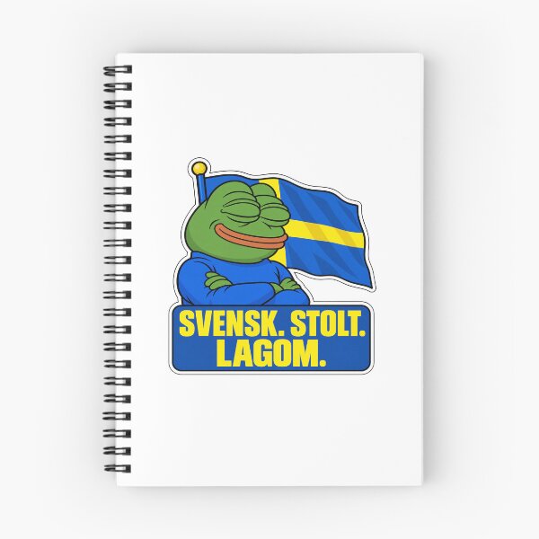 Item preview, Svensk. Stolt. Lagom. – FeelsGoodMan Pepe designed and sold by Gör Sverige Lagom Igen.