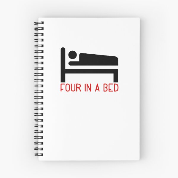 Item preview, Four In A Bed ICON II (on White) designed and sold by PawsitiveMum3.