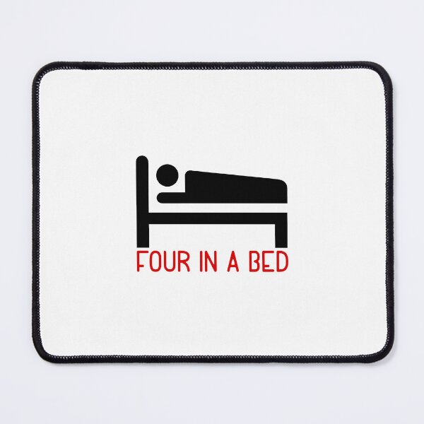 Item preview, Four In A Bed ICON II (on White) designed and sold by PawsitiveMum3.