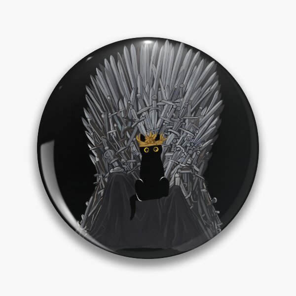 Item preview,  Black Cat Sits On The Iron Throne designed and sold by PurrfectHome.