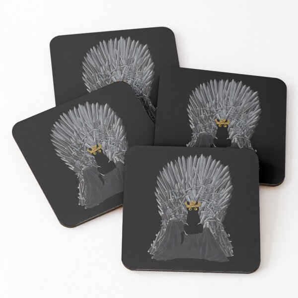 Item preview,  Black Cat Sits On The Iron Throne designed and sold by PurrfectHome.