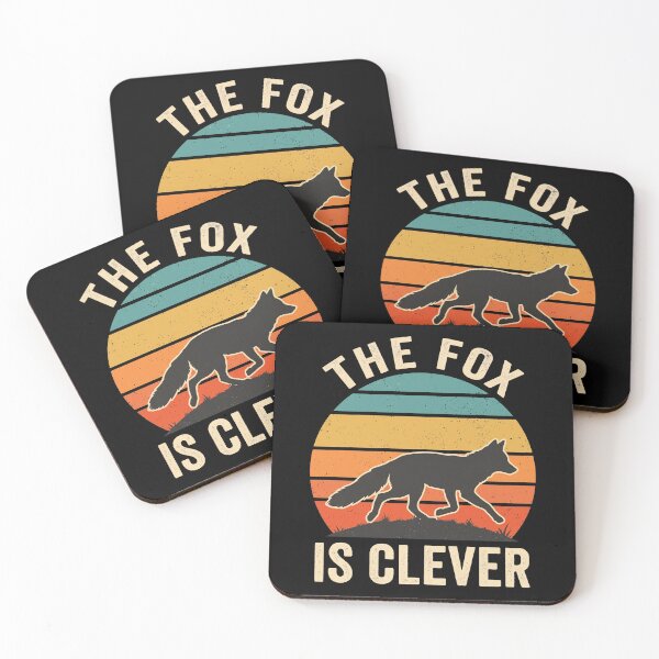 Item preview, The Fox Is Clever Wildlife Animal Lover designed and sold by theandroidvivz.