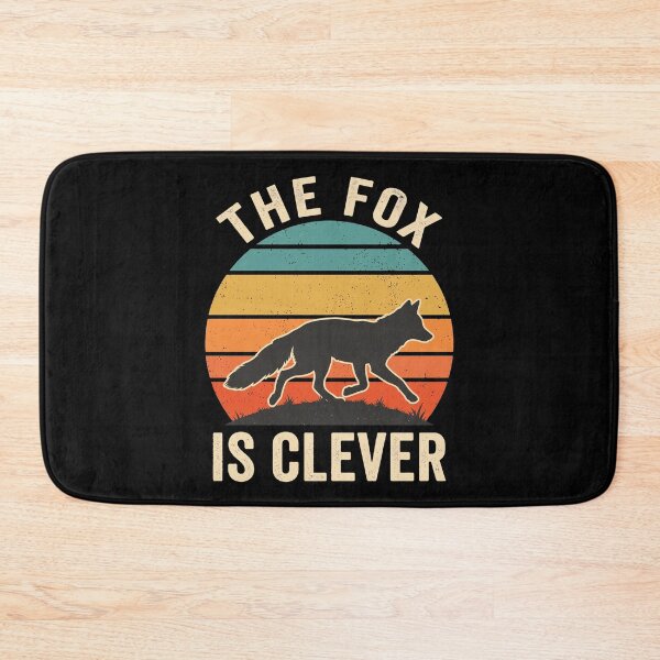 Item preview, The Fox Is Clever Wildlife Animal Lover designed and sold by theandroidvivz.